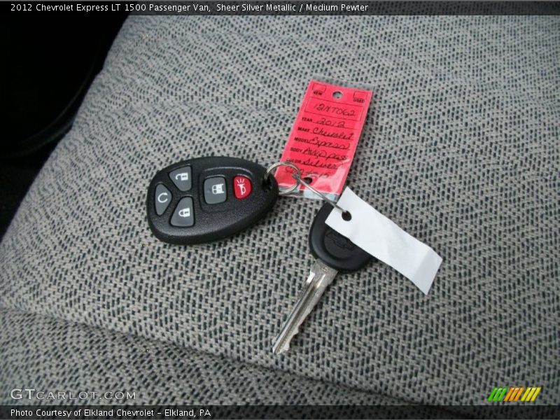 Keys of 2012 Express LT 1500 Passenger Van