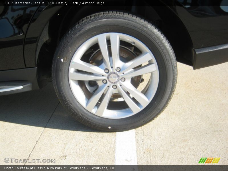 Black / Almond Beige 2012 Mercedes-Benz ML 350 4Matic