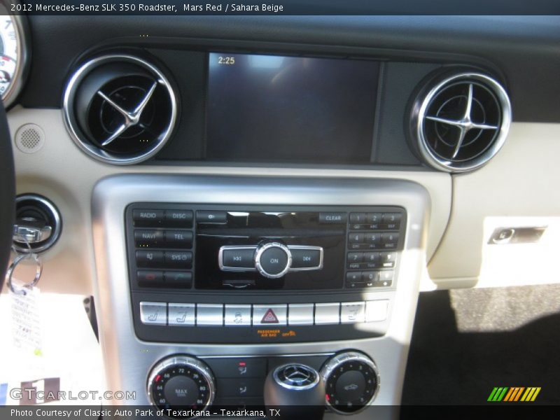 Mars Red / Sahara Beige 2012 Mercedes-Benz SLK 350 Roadster