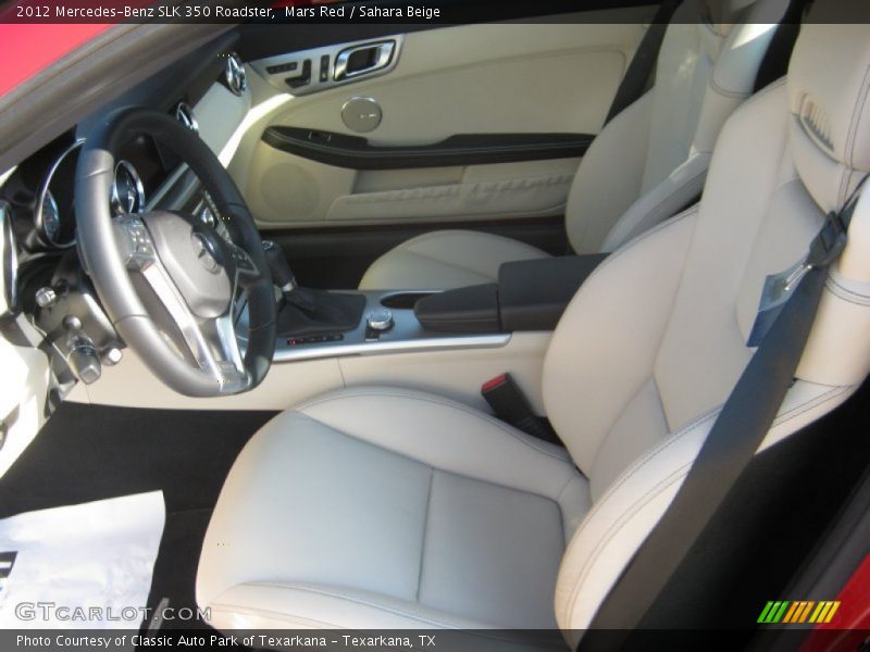 Mars Red / Sahara Beige 2012 Mercedes-Benz SLK 350 Roadster