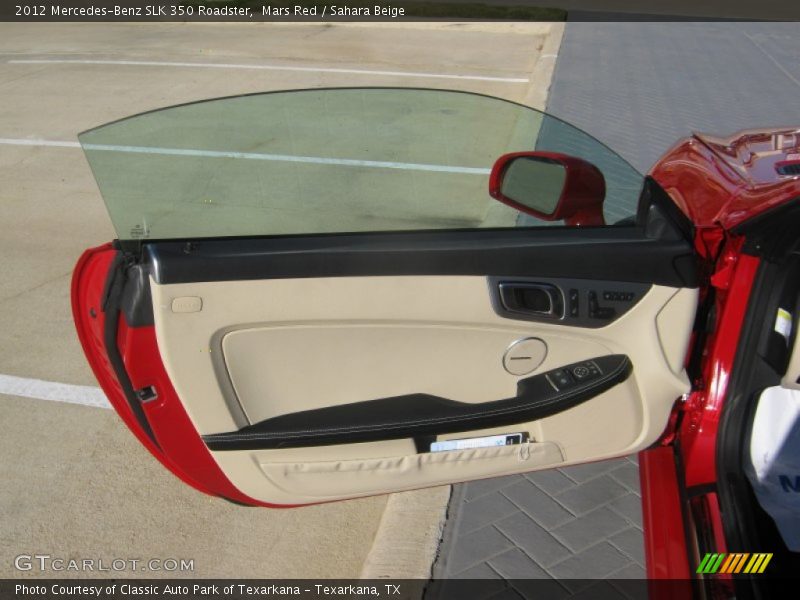 Mars Red / Sahara Beige 2012 Mercedes-Benz SLK 350 Roadster
