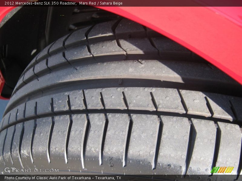 Mars Red / Sahara Beige 2012 Mercedes-Benz SLK 350 Roadster
