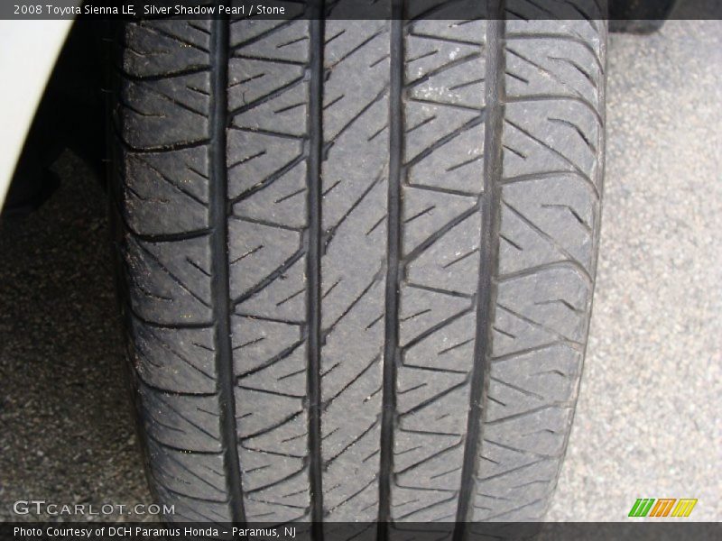 Silver Shadow Pearl / Stone 2008 Toyota Sienna LE
