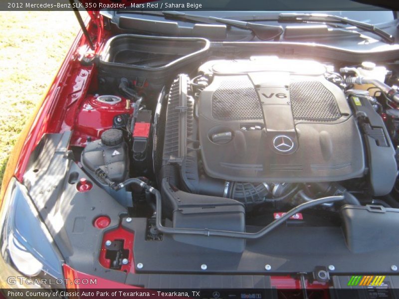 Mars Red / Sahara Beige 2012 Mercedes-Benz SLK 350 Roadster