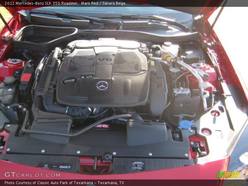 Mars Red / Sahara Beige 2012 Mercedes-Benz SLK 350 Roadster