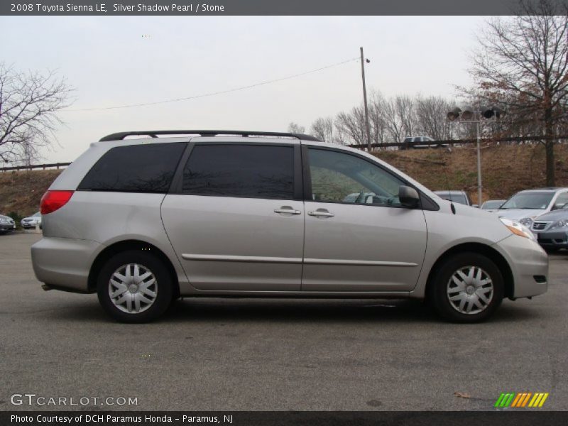 Silver Shadow Pearl / Stone 2008 Toyota Sienna LE