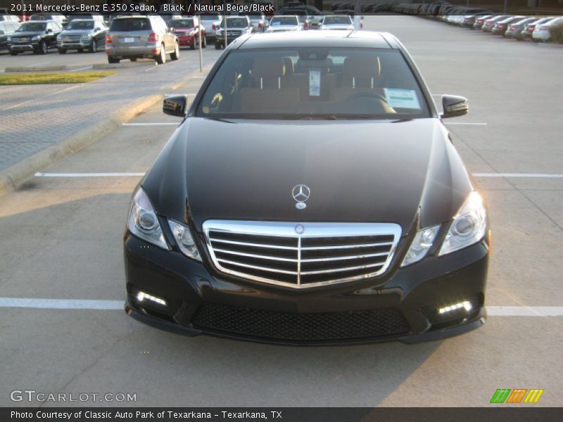 Black / Natural Beige/Black 2011 Mercedes-Benz E 350 Sedan