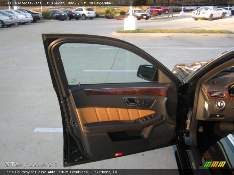 Black / Natural Beige/Black 2011 Mercedes-Benz E 350 Sedan