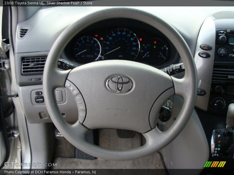 Silver Shadow Pearl / Stone 2008 Toyota Sienna LE