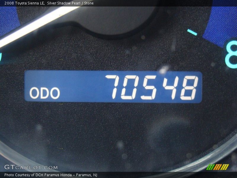 Silver Shadow Pearl / Stone 2008 Toyota Sienna LE