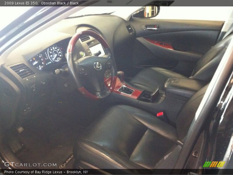 Obsidian Black / Black 2009 Lexus ES 350
