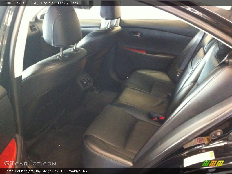 Obsidian Black / Black 2009 Lexus ES 350