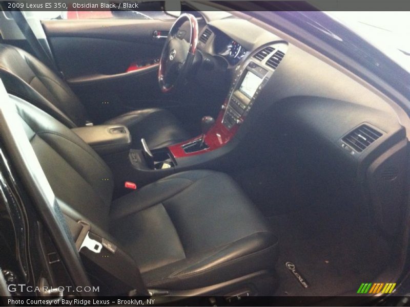 Obsidian Black / Black 2009 Lexus ES 350