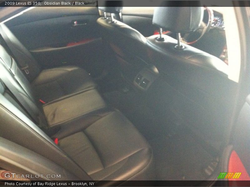 Obsidian Black / Black 2009 Lexus ES 350