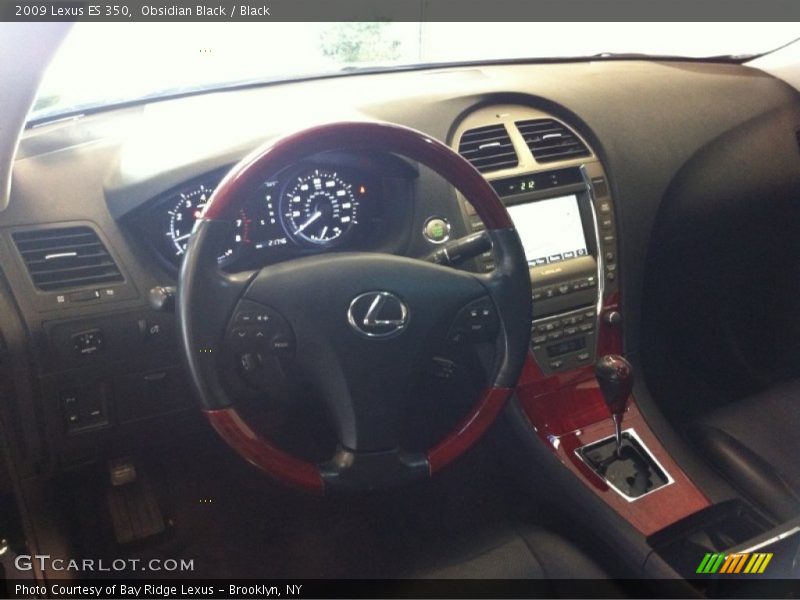 Obsidian Black / Black 2009 Lexus ES 350