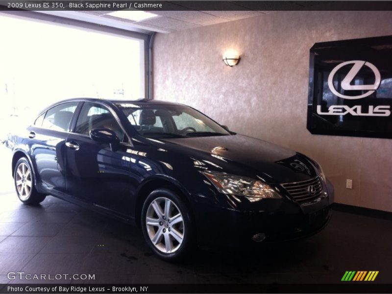 Black Sapphire Pearl / Cashmere 2009 Lexus ES 350