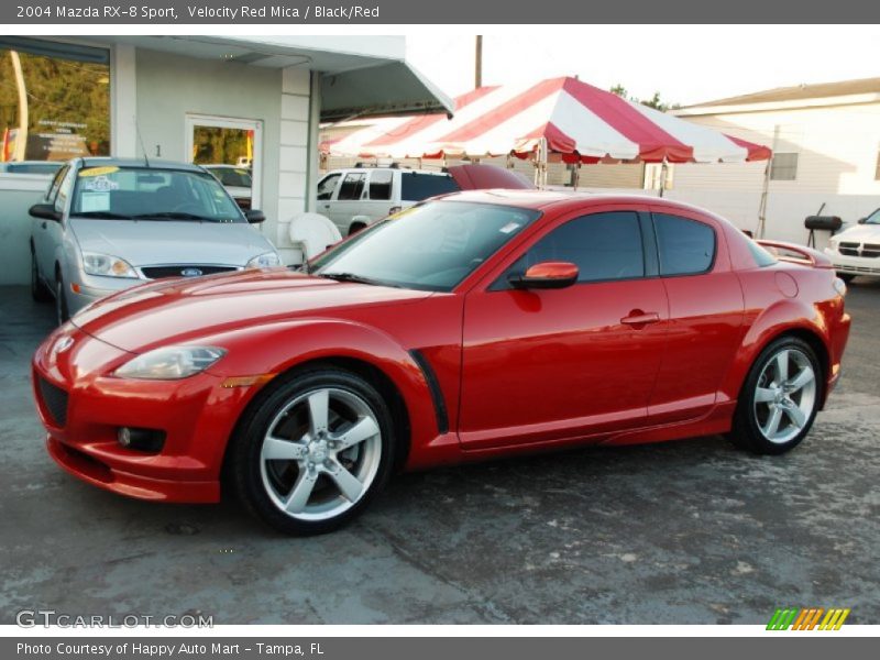 Velocity Red Mica / Black/Red 2004 Mazda RX-8 Sport