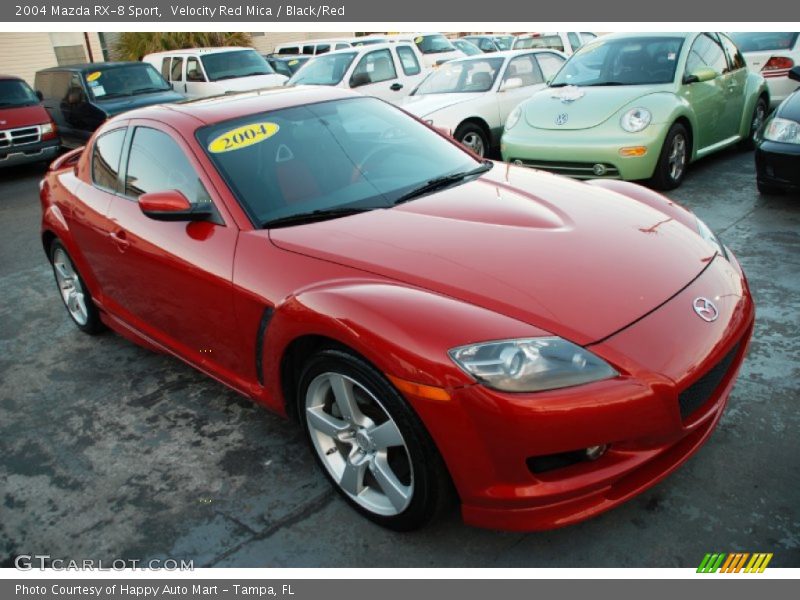 Velocity Red Mica / Black/Red 2004 Mazda RX-8 Sport