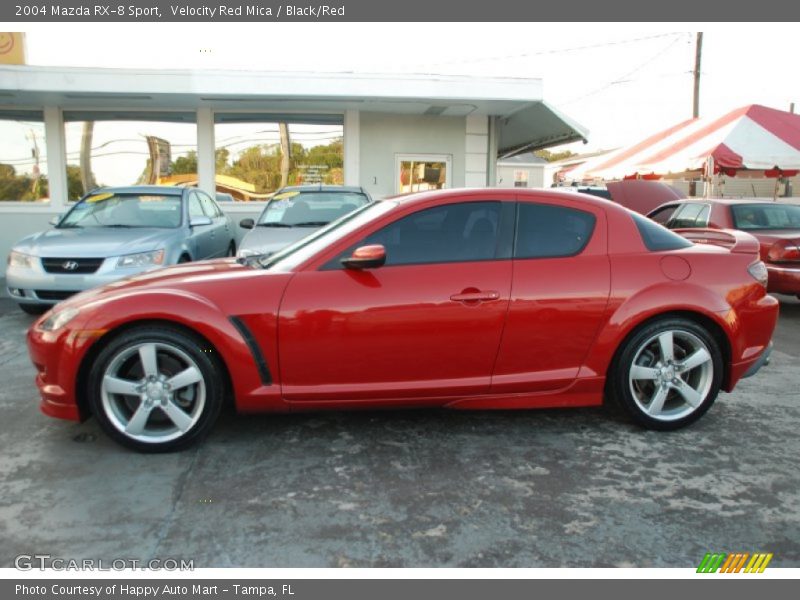 Velocity Red Mica / Black/Red 2004 Mazda RX-8 Sport