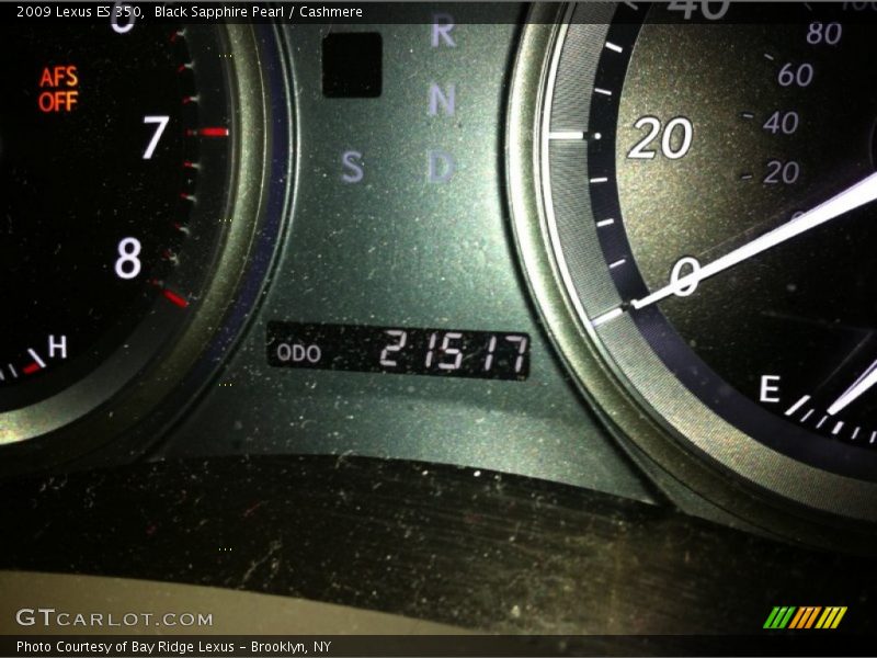 Black Sapphire Pearl / Cashmere 2009 Lexus ES 350