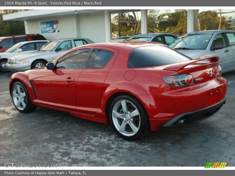 Velocity Red Mica / Black/Red 2004 Mazda RX-8 Sport