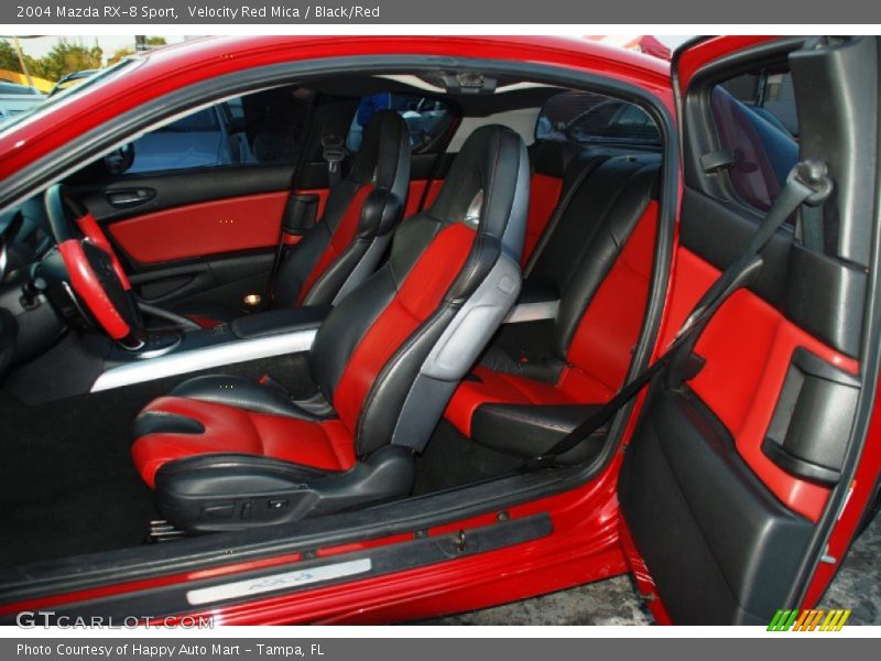  2004 RX-8 Sport Black/Red Interior
