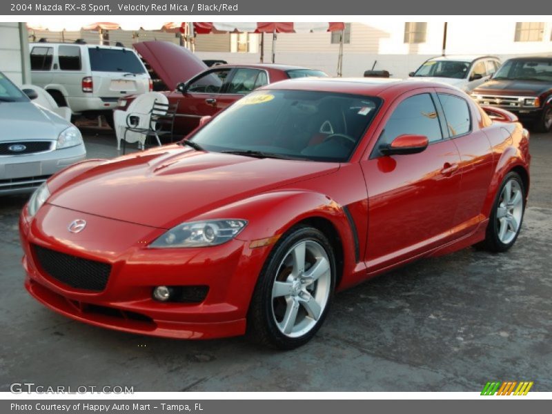 Velocity Red Mica / Black/Red 2004 Mazda RX-8 Sport