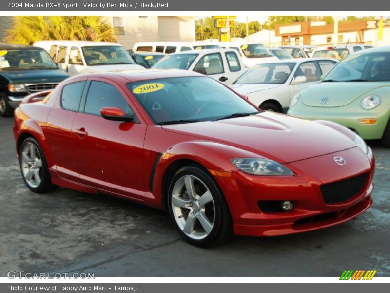 Velocity Red Mica / Black/Red 2004 Mazda RX-8 Sport