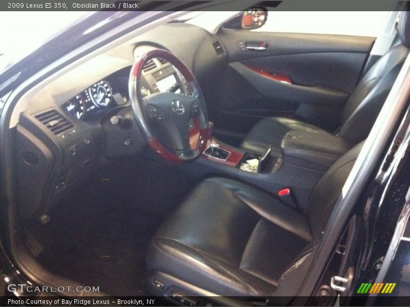 Obsidian Black / Black 2009 Lexus ES 350