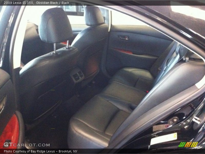 Obsidian Black / Black 2009 Lexus ES 350