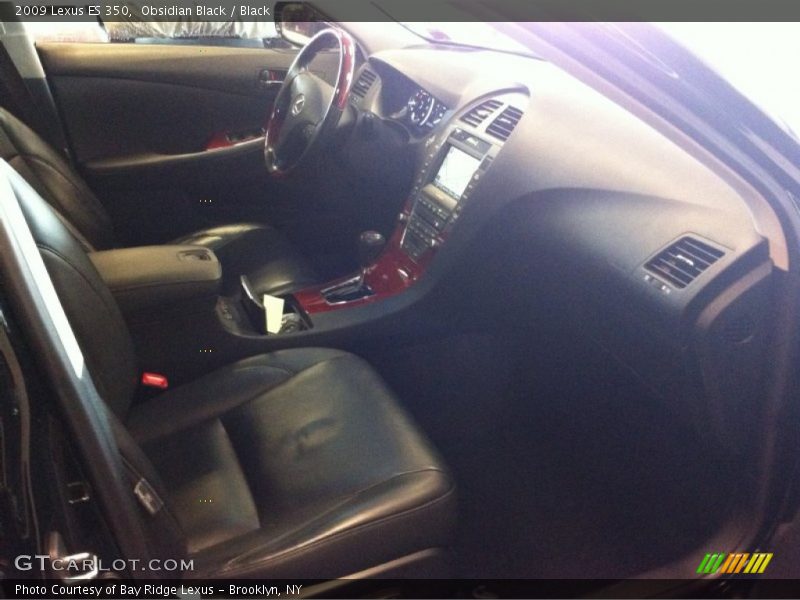 Obsidian Black / Black 2009 Lexus ES 350