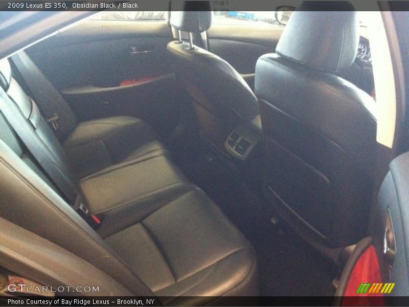 Obsidian Black / Black 2009 Lexus ES 350