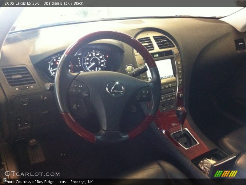 Obsidian Black / Black 2009 Lexus ES 350