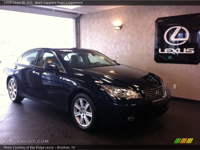 Black Sapphire Pearl / Cashmere 2008 Lexus ES 350