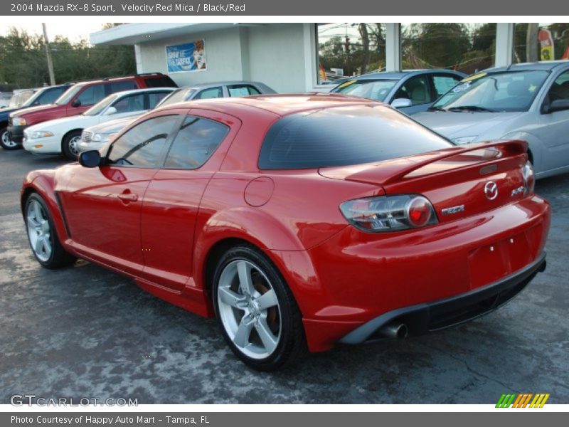 Velocity Red Mica / Black/Red 2004 Mazda RX-8 Sport