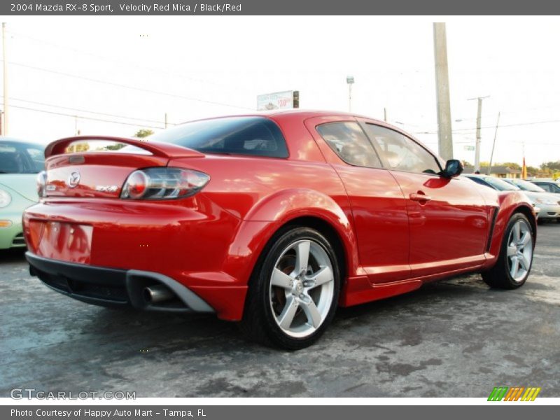 Velocity Red Mica / Black/Red 2004 Mazda RX-8 Sport