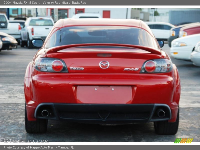Velocity Red Mica / Black/Red 2004 Mazda RX-8 Sport