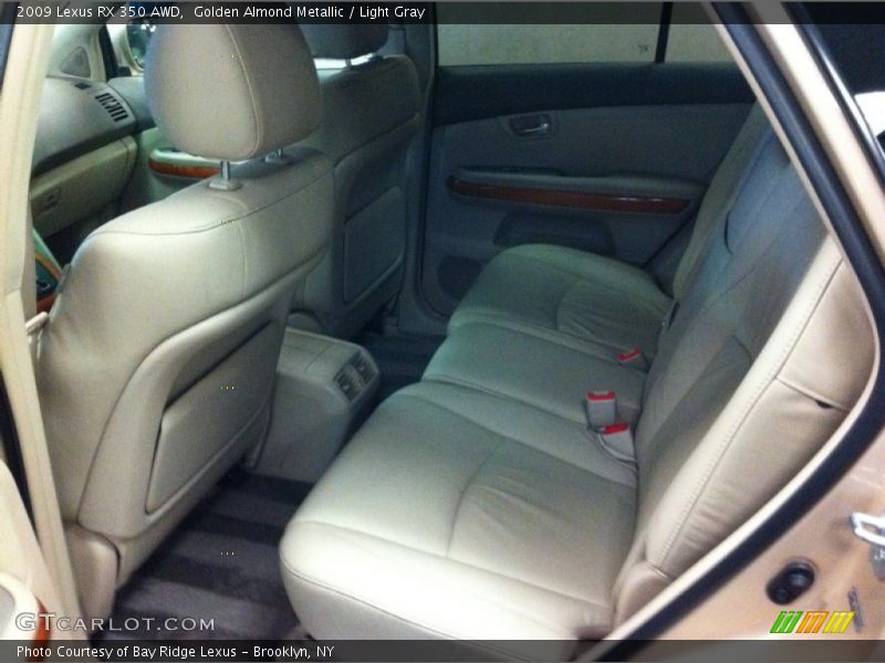 Golden Almond Metallic / Light Gray 2009 Lexus RX 350 AWD