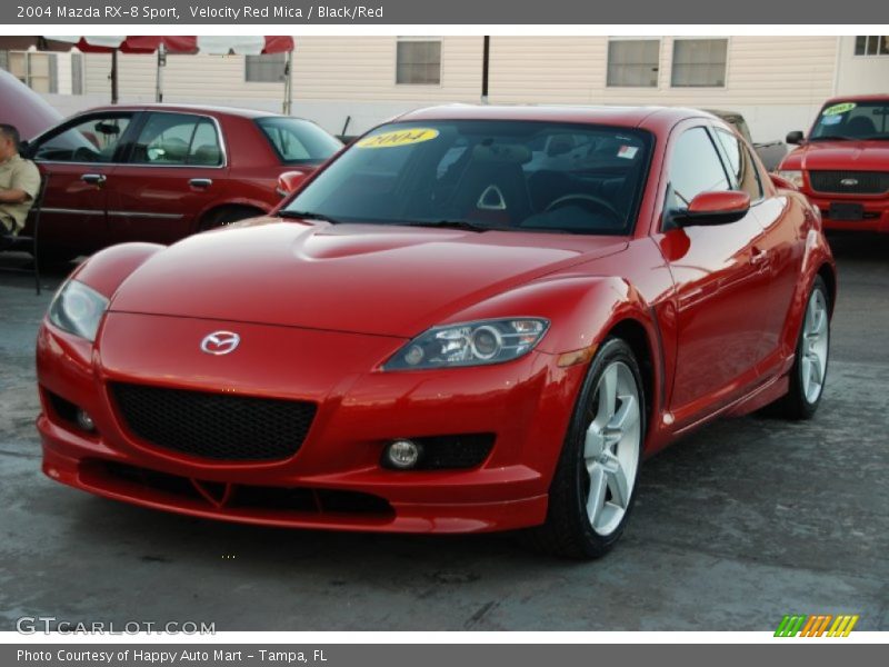 Velocity Red Mica / Black/Red 2004 Mazda RX-8 Sport