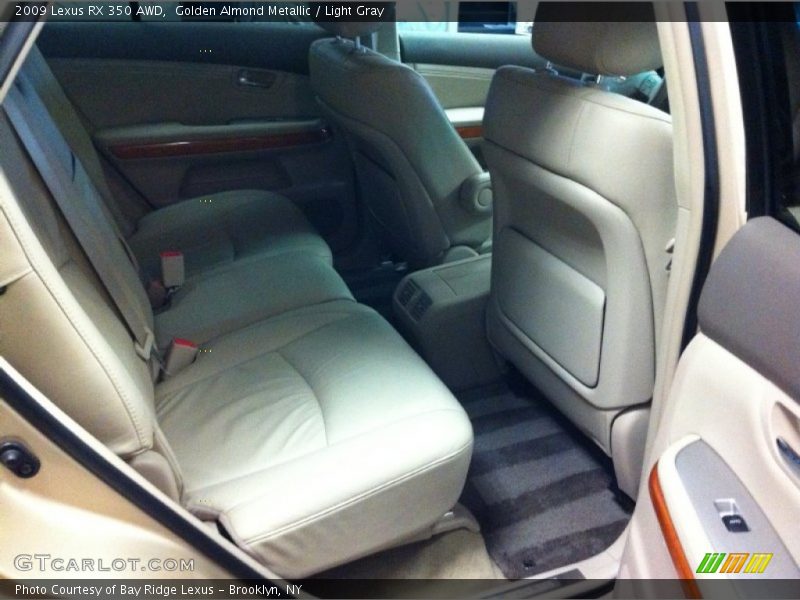 Golden Almond Metallic / Light Gray 2009 Lexus RX 350 AWD