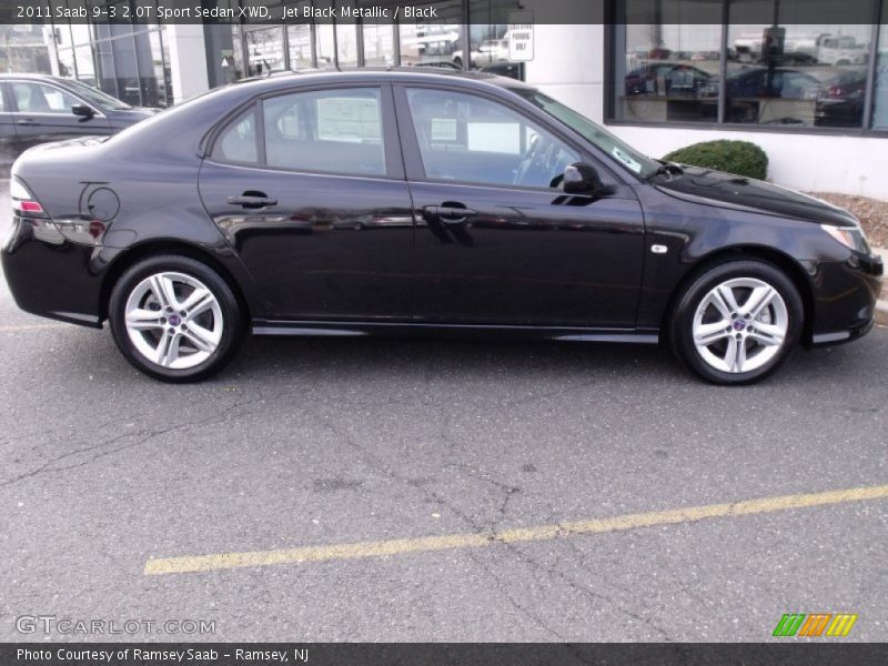 Jet Black Metallic / Black 2011 Saab 9-3 2.0T Sport Sedan XWD
