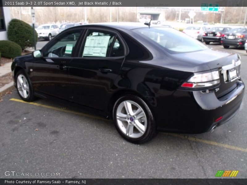 Jet Black Metallic / Black 2011 Saab 9-3 2.0T Sport Sedan XWD