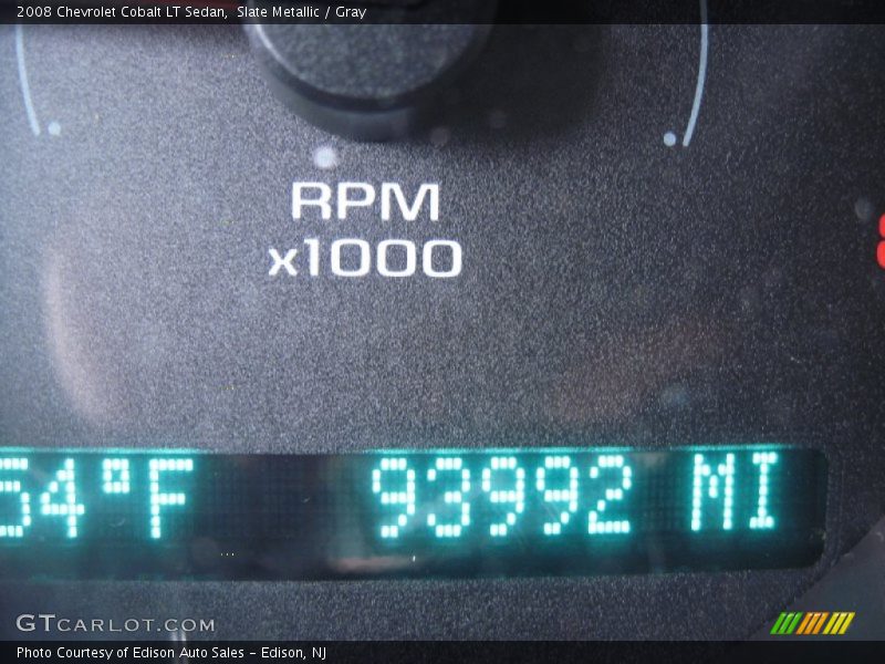 Slate Metallic / Gray 2008 Chevrolet Cobalt LT Sedan