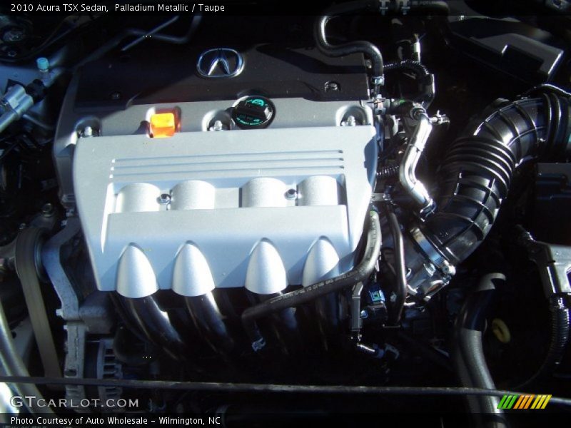Palladium Metallic / Taupe 2010 Acura TSX Sedan