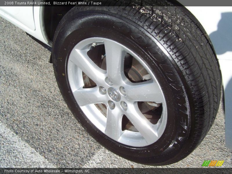 Blizzard Pearl White / Taupe 2008 Toyota RAV4 Limited