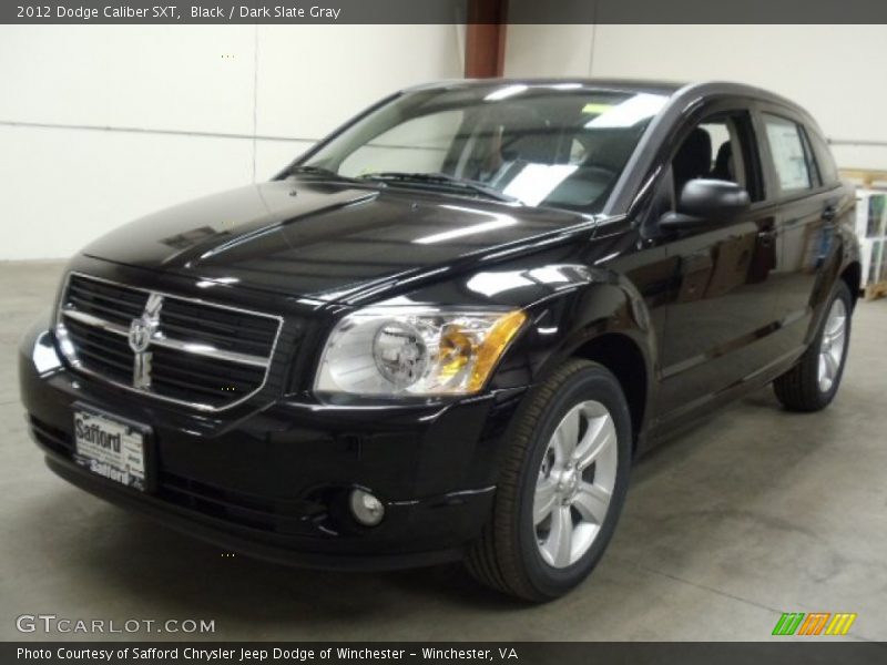 Black / Dark Slate Gray 2012 Dodge Caliber SXT
