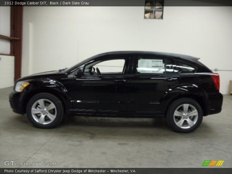 Black / Dark Slate Gray 2012 Dodge Caliber SXT