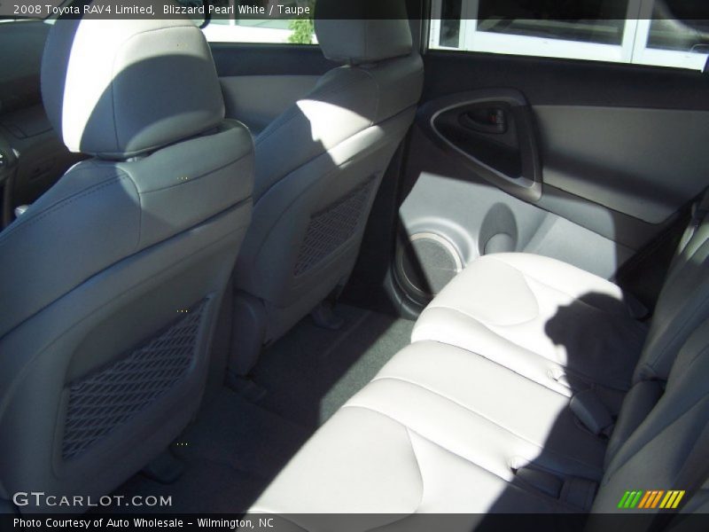 Blizzard Pearl White / Taupe 2008 Toyota RAV4 Limited