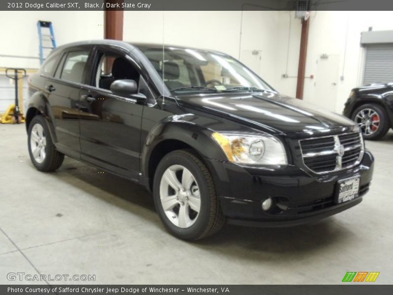 Black / Dark Slate Gray 2012 Dodge Caliber SXT
