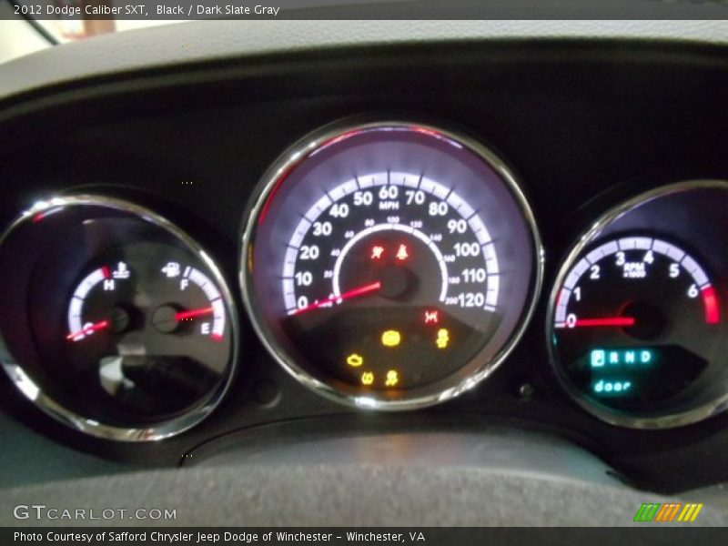 Black / Dark Slate Gray 2012 Dodge Caliber SXT